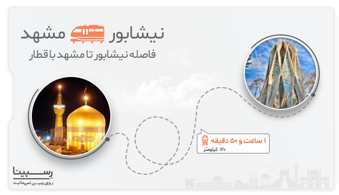 خرید اینترنتی بلیط قطار نیشابور مشهد